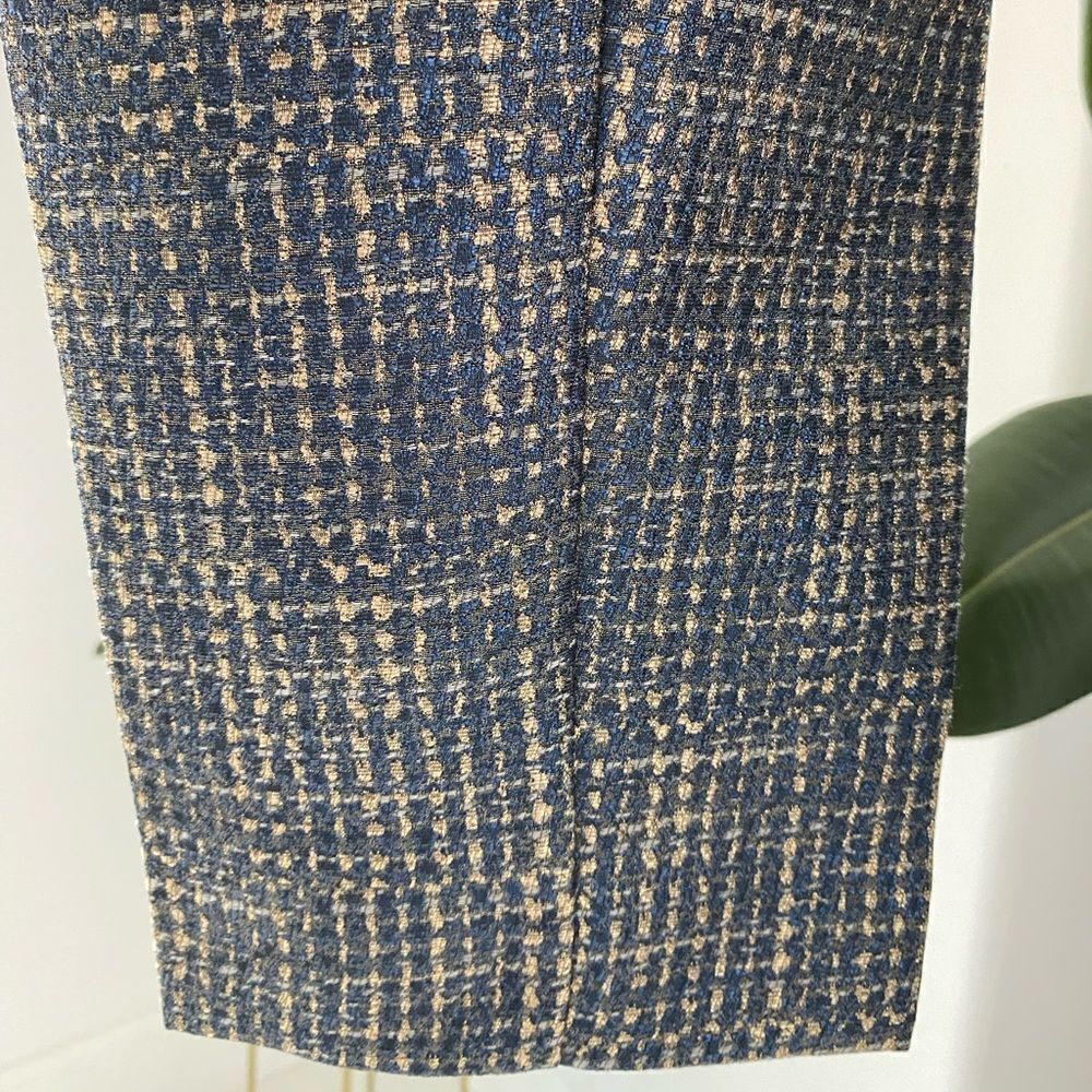 NWT BODEN WOMEN'S METALLIC TWEED BISTRO CROP TROUSERS PANTS, Size US 6R - Picture 5 of 9